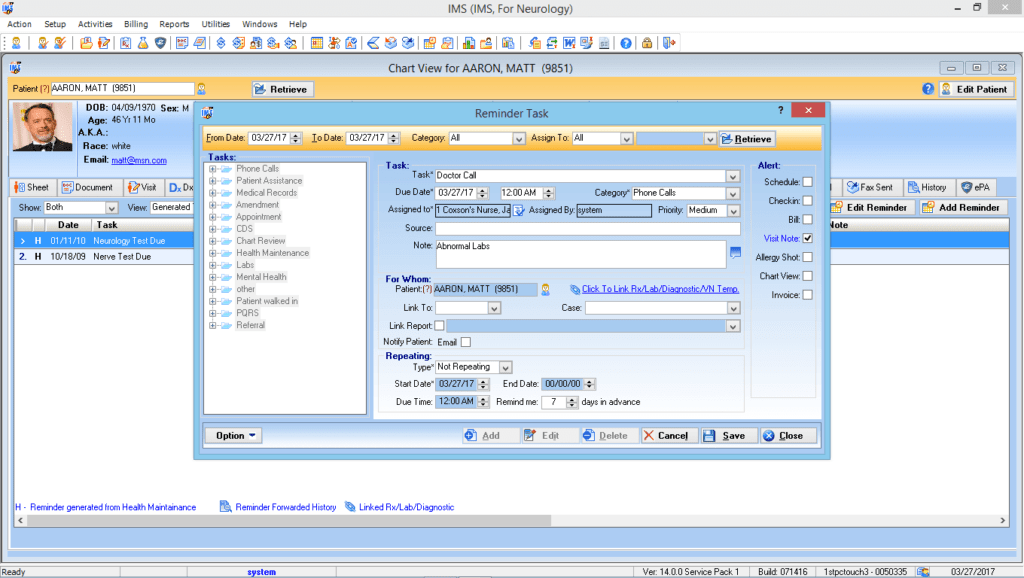 hospital electronic health records software health