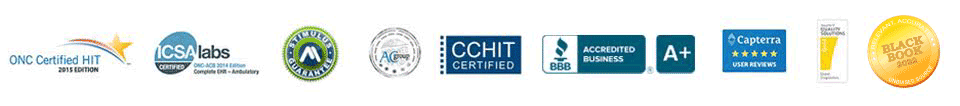 emr software certified badges