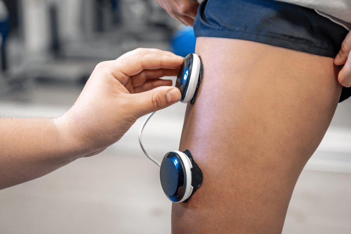Myostimulator for muscle pain