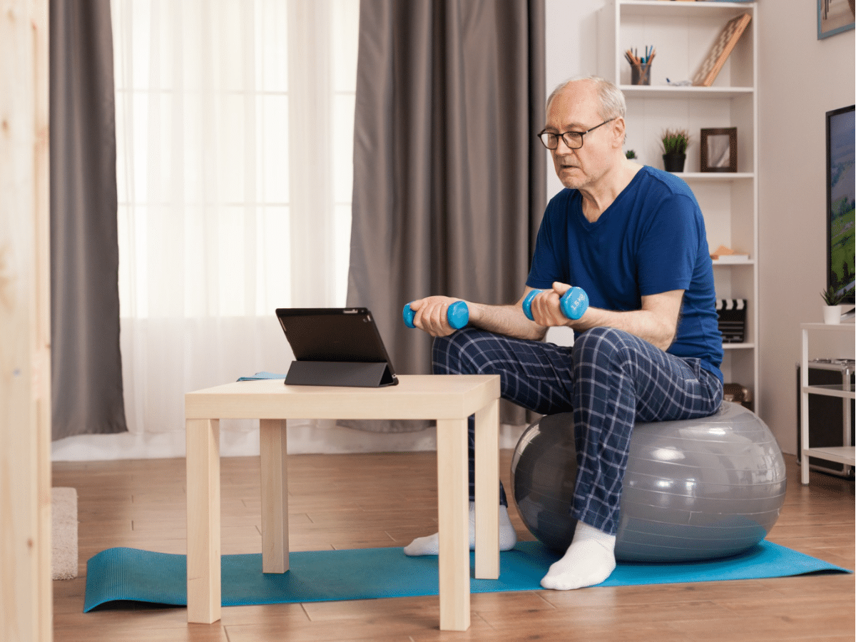  Integrating a physical medicine EHR with telehealth to provide a mobility program for a senior patient.