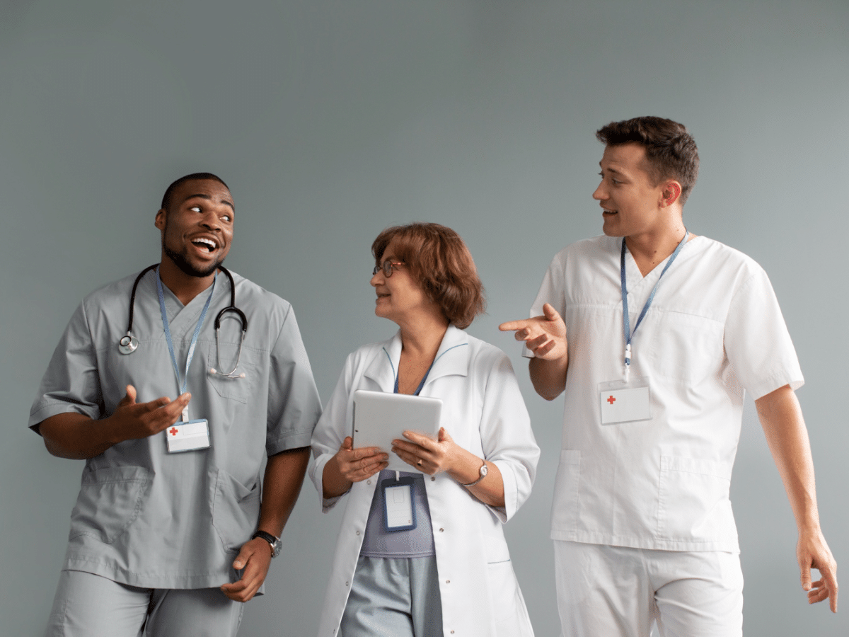Multispecialty doctors leverage the physical medicine EHR for seamless coordination. 