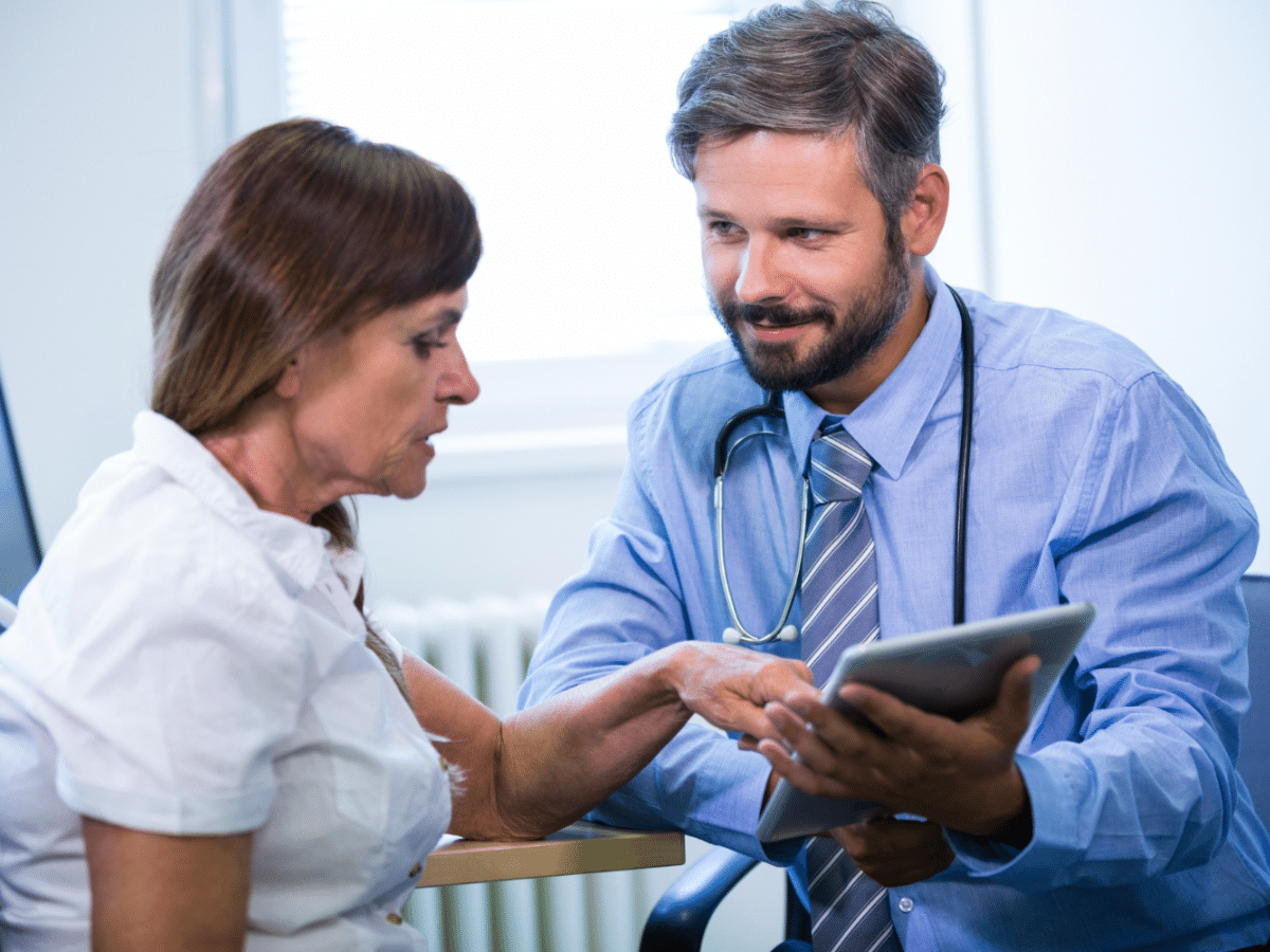 During pain medicine training, the clinician learns to use a voice dictation tool via an EHR system.