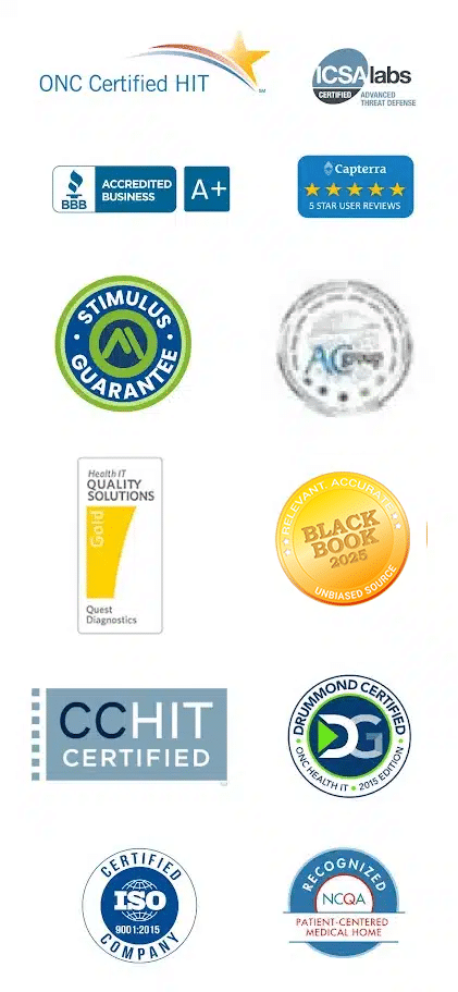 emr software certified badges
