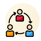 Enhanced Collaboration Across Teams Icon